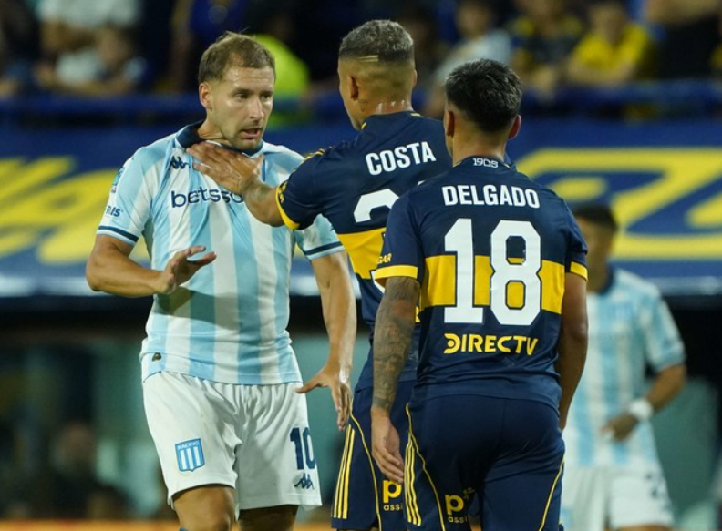 Boca vs Racing: Batalla campal y poco&nbsp;fútbol.